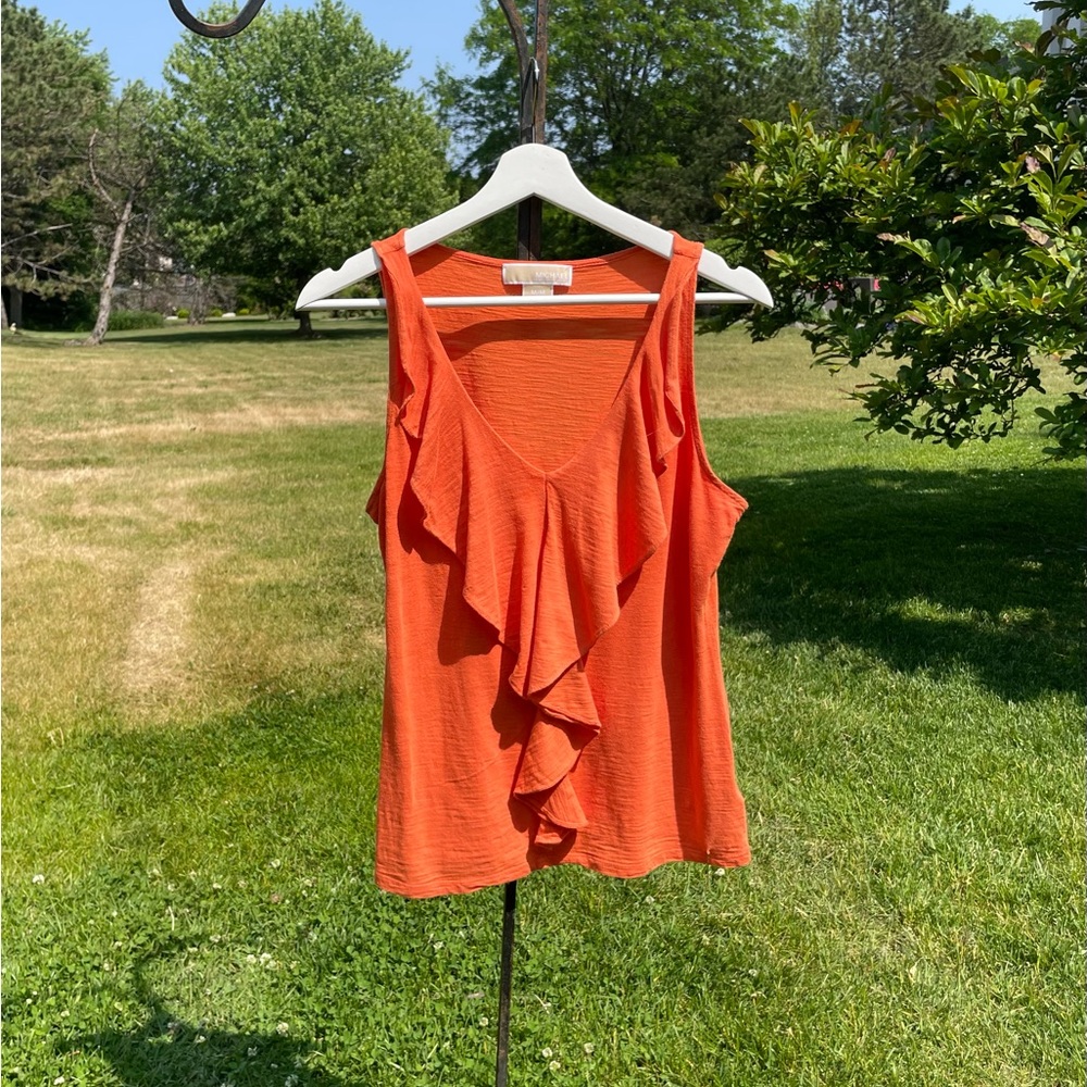 MICHAEL KORS ORANGE MEDIUM TOP